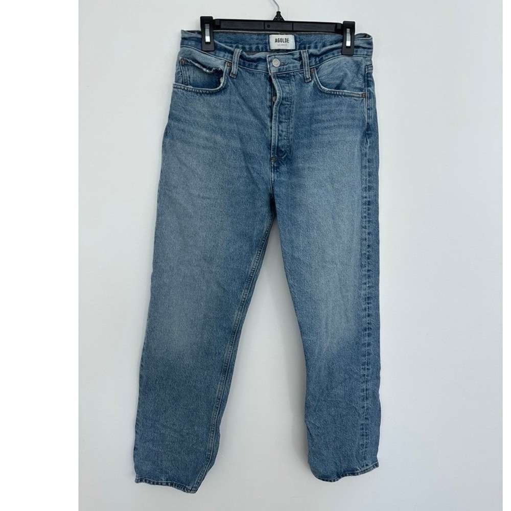 AGOLDE 90s Pinch High Rise Jeans Women 29 Infinite Straight Leg Rigid Denim